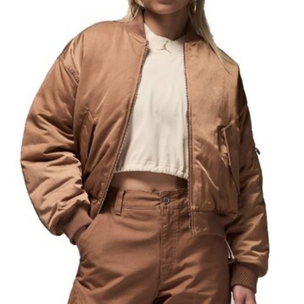 Jordan Renegade Nylon Puffer Cropped Jacket